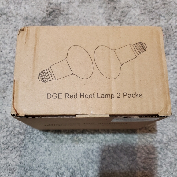 Reptile Heat Lamp Bulb, 100 Watt Infrared Basking Spot Lamp of Bearded Dragon - Picture 4 of 4